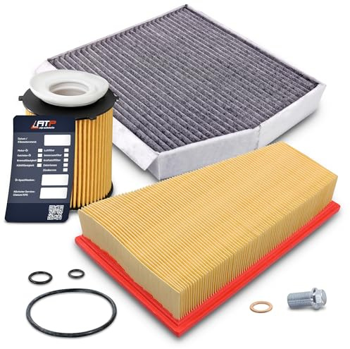 BESTPRICE ATP Inspektionspaket Filterset mit 1x Ölfilter, 1x Innenraumfilter, | Kompatibel mit: MERCEDES-BENZ A-CLASS, B-CLASS Sports Tourer, CLA Coupe, CLA Shooting Brake, GLA-CLASS