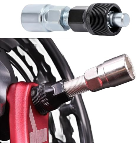ZLXFT Fahrrad Kurbelabzieher,Fahrradkurbel Abzieher,Abzieher Vierkant-Kurbelarm,Kurbel Entferner,Fahrrad Pedalabzieher,Fahrrad Kurbelgarnitur Kurbelarm,Werkzeug Reparatur Wartung Entferner