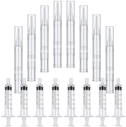 Ausbesserungslackstift, 8 Stück Ausbesserungsstifte Befüllbare Pinselstifte Touch Up Paint Pen Nachfüllbarer Lackstift Leerer Nagelöl Pen für Ausbessern von Wandfarbe Möbeln Tapeten