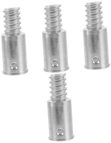 SOESFOUFU 4stücke Verlängerungsstangenadapter Mit Gewindespitze Für Besenstiele Metalladapter Für Teleskopstangen Robust Und Langlebig Für Verschiedene Reinigungsoberflächen