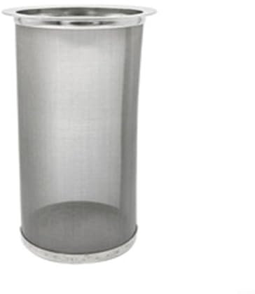 Filtro de café de acero inoxidable de malla fina para fácil preparación de café (cilindro de 8 x 15 cm)