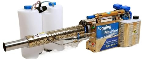 Pulverizador Electrico, Pulverizador ULV de desinfección nebulizadora 120K, máquina de nebulización portátil asesina con atomizador for granja, oficina, Industrial(Gold)
