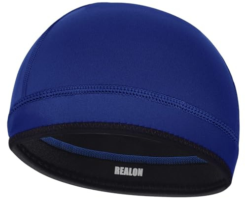 REALON Neoprene Scuba Diving Hood 2mm Thermal Swim Cap for Mens Women and Youth Boys Girls, Wetsuit Beanie Keep Long Short Hair Warm Clean Breathable for Swimming Surfing Hunting Cold Water Aerobics