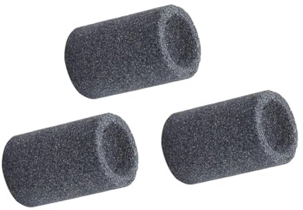 TEHAUX Sacapuntas Round Arts Piedra de Afilar para Dardos 4 Piezas Redonda de Grava Negra para Eliminar Rebabas Metálicas en Casa y Tienda