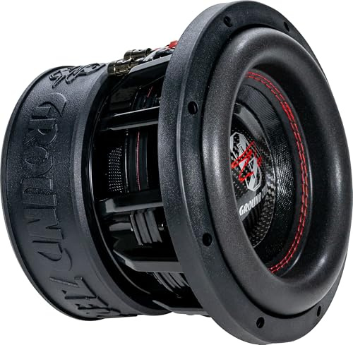 Ground Zero GZHW 20-D1 Hydrogen Series - Subwoofer ad alte prestazioni da 20 cm | Dual 1 Ohm | 700 W RMS / 1500 W SPL | Bobina di rame da 63 mm | Klippel® ottimizzato | Made in Germany