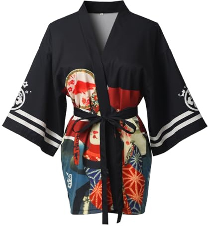 GRACEART Donna Annata Chimono Coprire Cardigan Accappatoio (Medium)