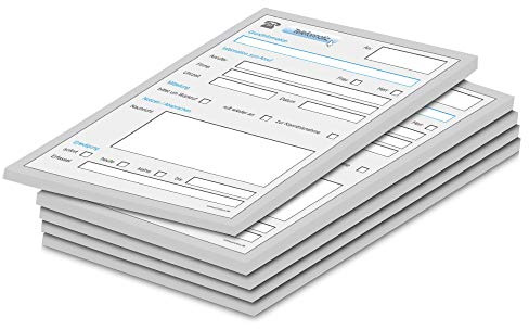 PRICARO Telefonnotizblock, A5 ungelocht, PC-Design, 5 Stück