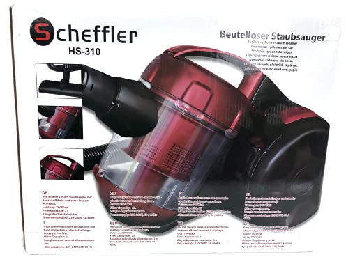 Scheffler HS-310 Aspirateur cyclonique sans sac Rouge 700 W