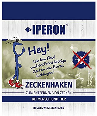 Iperon® 10 x Zeckenhaken 2er Set schmerzfreie Zeckenentfernung Zeckenhaken Greifer Zeckenzange Zeckenheber