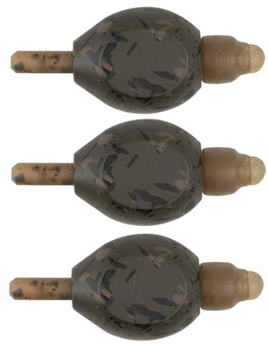 Fox Matrix Inline Pellet Bomb - 3 Inlinebleie zum Feedern, Feederbleie, Angelbleie zum Feederfischen, Inliner Bleie, Gewicht:7.5g