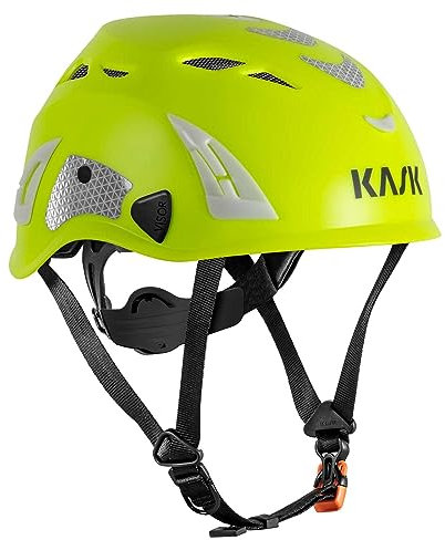 Elmetto da lavoro KASK SUPERPLASMA AQ HI VIZ WHE00105-221 EN 397 EN 12492 - yellow fluo