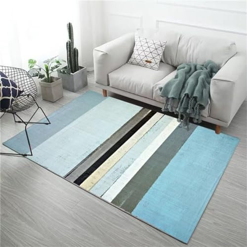 RUGMRZ Teppich Kinder Beständigkeit gegen abstrakte Flecken Zimmer Einrichtung blau Spiele Teppich mädchen Garten Teppich Teppich Kinder Sofa jugendzimmer300x400CM