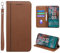LYZXMY mobile phone case for Nokia C12/Nokia C12 Pro(6.3), Premium PU Wallet Case, with stand/card holder/magnetic closure Mobile phone cover-Brown