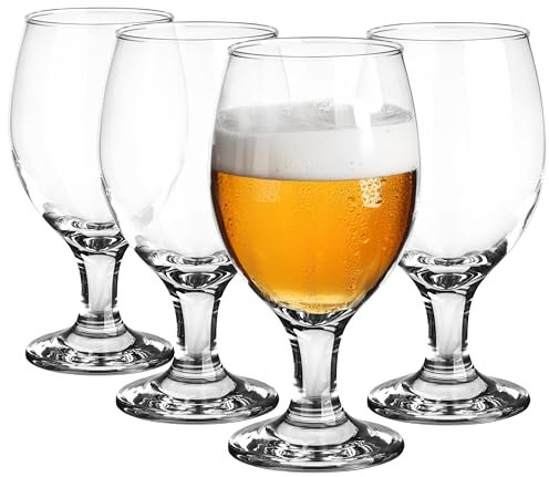 Glasmark Krosno Lot de verres à bière 0,36 litre Verres à bière Verres à bière pour bière artisanale Tulipe Verre à bière Verre à boire Verre pour cocktail Verres à cocktail
