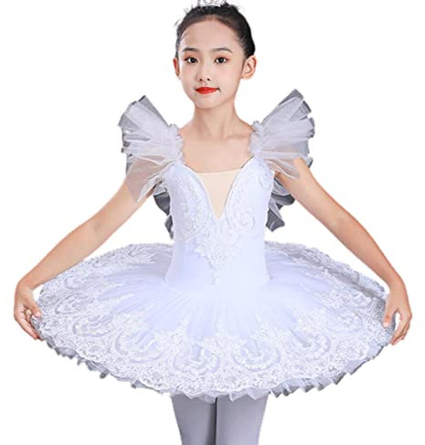 MYIESAXL Ballett-Tutu für Mädchen, Schwanensee-Tutu, Ballerina, Party-Tanzkostüm, Ballettkleid, Tanz-Outfit, (170)