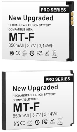 850mAh 2025 Neue Aktualisierte Version Akku für AVM Fritz!Fon Modell MT-F / C5/ C4/ M2 / 312BAT006/ 312BAT016 Telefon Ersatz Wiederaufladbare Li-Ion Akku (1, MT-F)