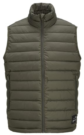 JJ rebel Jrebgazing Light Padded Body Warmer, Forest Night., M