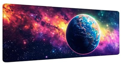 Gaming Mouse Pad Dream Moon Mouse Pad 1500x800x3 MM Mouse Mat with Stitched Edges, Large Extended XXL Mousepad with Anti Slip Base, Desk Pad for PC MAC Desk Keyboard Office Decor, Gifts for Women W360