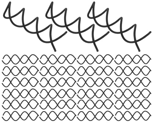 PACKOVE 50stücke Spiralförmige Haarnadeln Für Damen Wiederverwendbare Twist Clips Mit Rundspitzen Für Sicheren Halt Kleine Haarspangen Für Dutt Hochsteckfrisuren Haartypen Geeignet Für Mäd