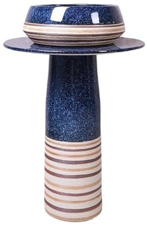 HTTGDGDH Standwaschbecken, Kleines Standwaschbecken Für Das Badezimmer, 15,7 Zoll Standwaschbecken, Waschtisch, Vintage-Säulenwaschbecken Aus Keramik Für Den Innen- Und Außenberei(C-One Size)
