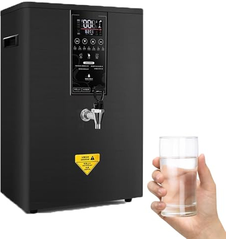 Distributore di acqua calda istantanea da 50 l, scaldabagno automatico commerciale da 3000 W con pannello di controllo intelligente a LED, per ristoranti, caffetterie, bar, negozi di tè al latte, ne