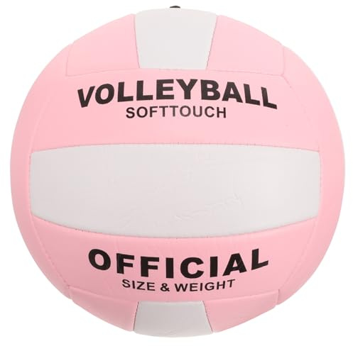 NIYANGLE Ballon de Volley-Ball Taille 5 en Cuir PU Souple Gonflable pour Entraînement et Matchs en Salle Conforme aux Normes pour Examens et Compétitions Intérieures