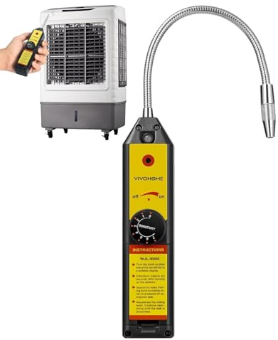 Refrigerant Leak Detector - Leak Detector, Halogen Gas Sniffer | Battery Operated ABS Housing, Precise Halogen Sensor, Portable HVAC Guest Device, Instant Responsive Sniffing Device for Truck