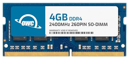 OWC - 4GB OWC Memory Upgrade Module - PC19200 DDR4 2400MHz SO-DIMM for iMac (Mid 2017), Mac mini (Late 2018), and compatible PCs