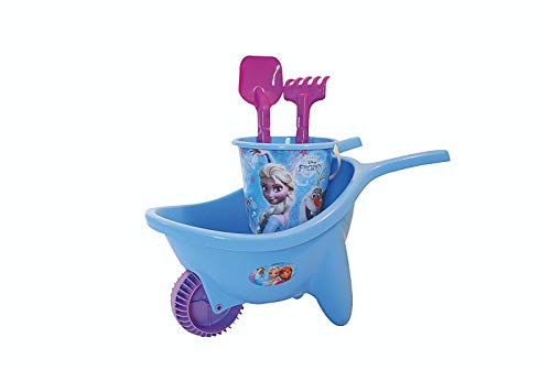 URBN-TOYS Set da spiaggia per carriola, 4 pezzi, congelato
