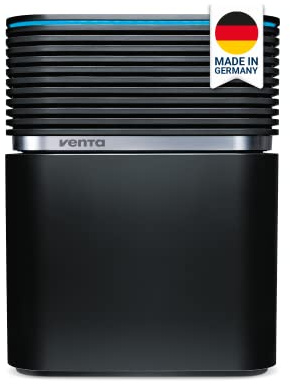 Venta Luftbefeuchter LW74 WiFi, leise 27 dB(A), energieeffizient 11 Watt, hygienische Kaltverdunstung ohne Filter, großer 9 l-Tank, patentierte Hygienedisk, bis 90 m², App-Steuerung