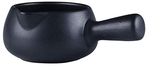 Mini Cazo para Leche, Cacerola de cerámica Cazo Antiadherente pequeño, Libre de toxinas saludable para hervir Leche, Salsa, Salsas, Pasta, Fideos Suplemento