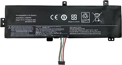 L15L2PB4 L15C2PB5 L15M2PB5 L15M2PB3 L15C2PB3 L15C2PB7 Laptop Battery | Replacement for Lenovo IdeaPad 510-15ISK/15IKB 310-15ABR/15IAP/15IKB/15ISK 310 Touch-15IKB/15ISK Serie L15L2PB5 (7.6V 30Wh)
