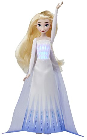 Hasbro Gaming Frozen 2 FD Singing Queen Elsa, Paket kann variieren (spanische Version)