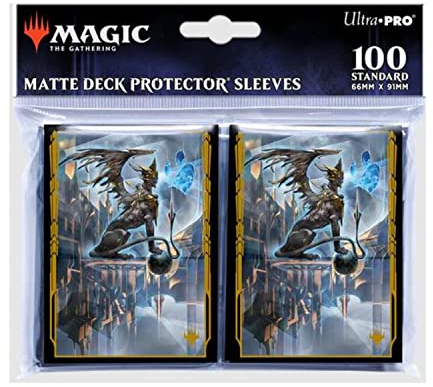 100 Ultra Pro MtG Magic Sleeves - Streets of New Capenna (66x91mm) , Version:Version 1
