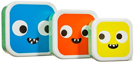 Sass & Belle Monster - Loncheras - Juego de 3