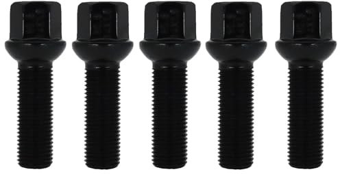 PUNICS Kompatibel Mit A1 A3 A4 A5 5 Stück M14 X 1,5 Autozubehör Radschrauben Muttern Stehbolzen 60 Mm Radschrauben Muttern Radnabenmuttern