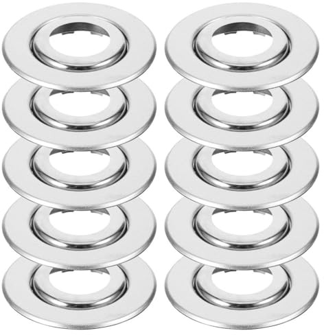TOPPERFUN Fire Sprinkler Cover Plates Escutcheon Cover Pipe Replacement Wall Flange Plate for Fire Sprinkler Head Two Piece Decorative 20 Pack for Home Plumbing