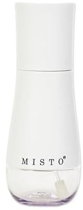 Misto Gourmet Olive Oil Sprayer for Cooking - Refillable Plastic Oil Mister Bottle for Kitchen, Salads, Grilling, Roasting, Air Fryer - White