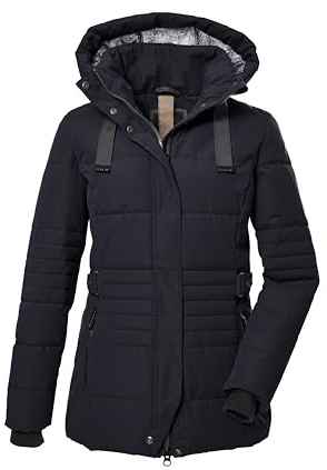 G.I.G.A. DX Donna Giacca trapuntata con cappuccio senza zip/giaccone funzionale in piuma d'oca GW 25 WMN QLTD JCKT, dunkelnavy, 40, 39930-000