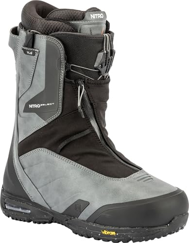 Nitro Men's Select TLS+ Snowboard Boots, Charcoal-Black, MP 29.5 // EU 44 2/3 // US Men's 11.5