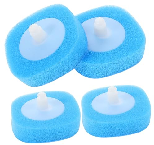 Disposable Toilet Brush Sponge Refill Heads 8pcs Blue Deep Clean | Toilet Brush Sponge Refills, Easy-change Pads for Bowl Cleaning, Practical Refill Set for Home Tasks