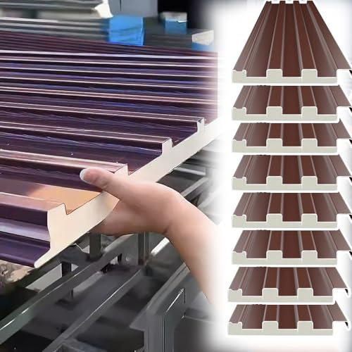 Panneaux de toiture ondulés, design à double paroi pour une protection extérieure durable, idéal pour les serres, les abris de jardin et les poulaillers