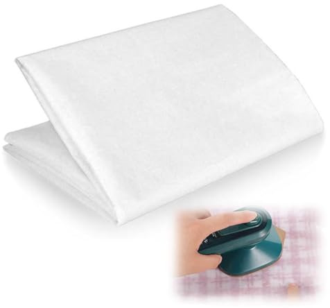 HABNI Bügelvlies 200 X 100 Cm,Weiß Vlieseline Zum Aufbügeln,Bügelvlies Zum Verstärken,Bügeleinlagen Vliesstoff,Volumenvlies Zum Aufbügeln Einseitig,Vliesofix Zum Aufbügeln Beidseitig,Bügelflies Nähvli