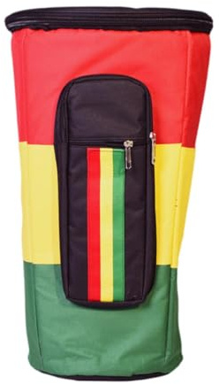 African Drum Bag Djembe Gig-Rucksack, robustes Oxford-Gewebe, wasserdicht, verstellbare Schultergurte, Djembe-Tragetasche, 25,4 cm
