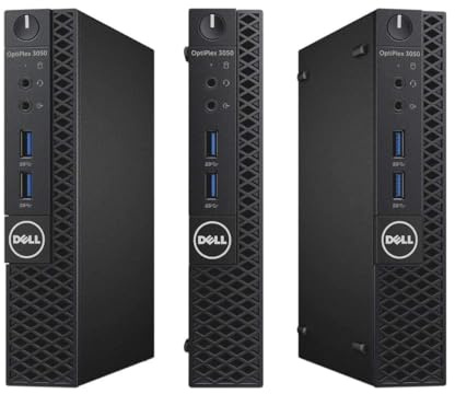 Dell Optiplex 3050 USFF Micro Mini PC Computer Intel Core i5-7500T Wi-Fi Windows 11 Pro (16GB - 128GB SSD) (Renewed)