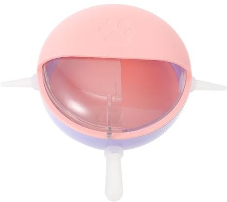NOLITOY Distributeur de Lait pour Chiots et Chatons Gamelle D’Allaitement en Polypropylène Rose Dispositif D’Alimentation Liquide pour -Nés Accessoire Pratique pour Animaux de