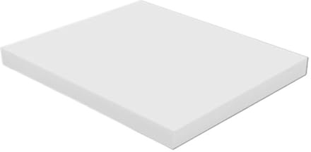 Weiße Polypropylenplatte, hochfest, Dicke 0,5–20 mm, PP-Kunststoffplatte for Schneiden und Formen, 1 Stück(10x300x400mm)