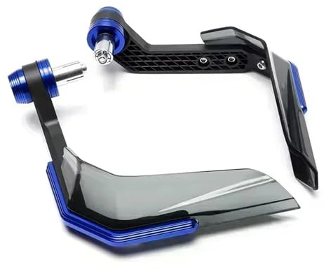 Protector Manos Motocicleta para Kawasaki Z500 Z 500 Motocicleta Modificado Parabrisas Mango Mano Cubierta Protectora del Manillar Protectores Mano(Blue)