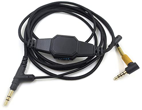 LORYEANM Boom Microphone Cable Studio Mic for 3.5mm Headphone with Condenser Mic for Phone Headphone Cable