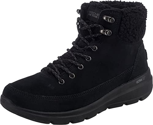 Skechers Women's Fashion Boot, Grey, 4 UK